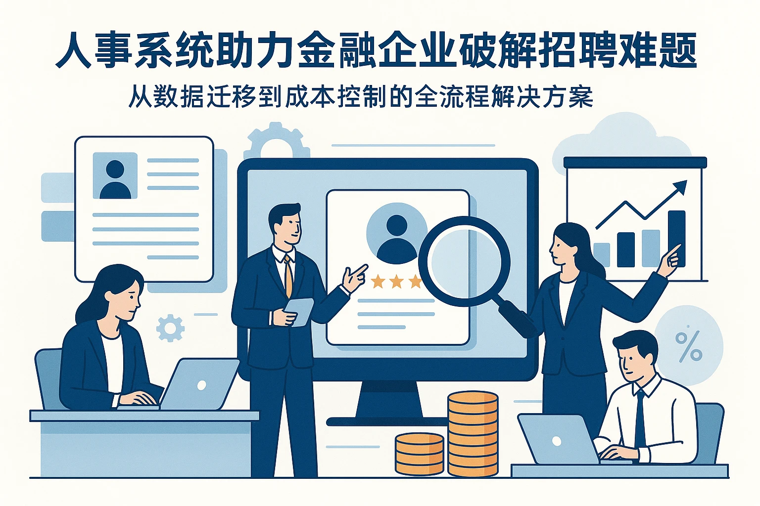 人事系统助力金融企业破解招聘难题：从数据迁移到成本控制的全流程解决方案
