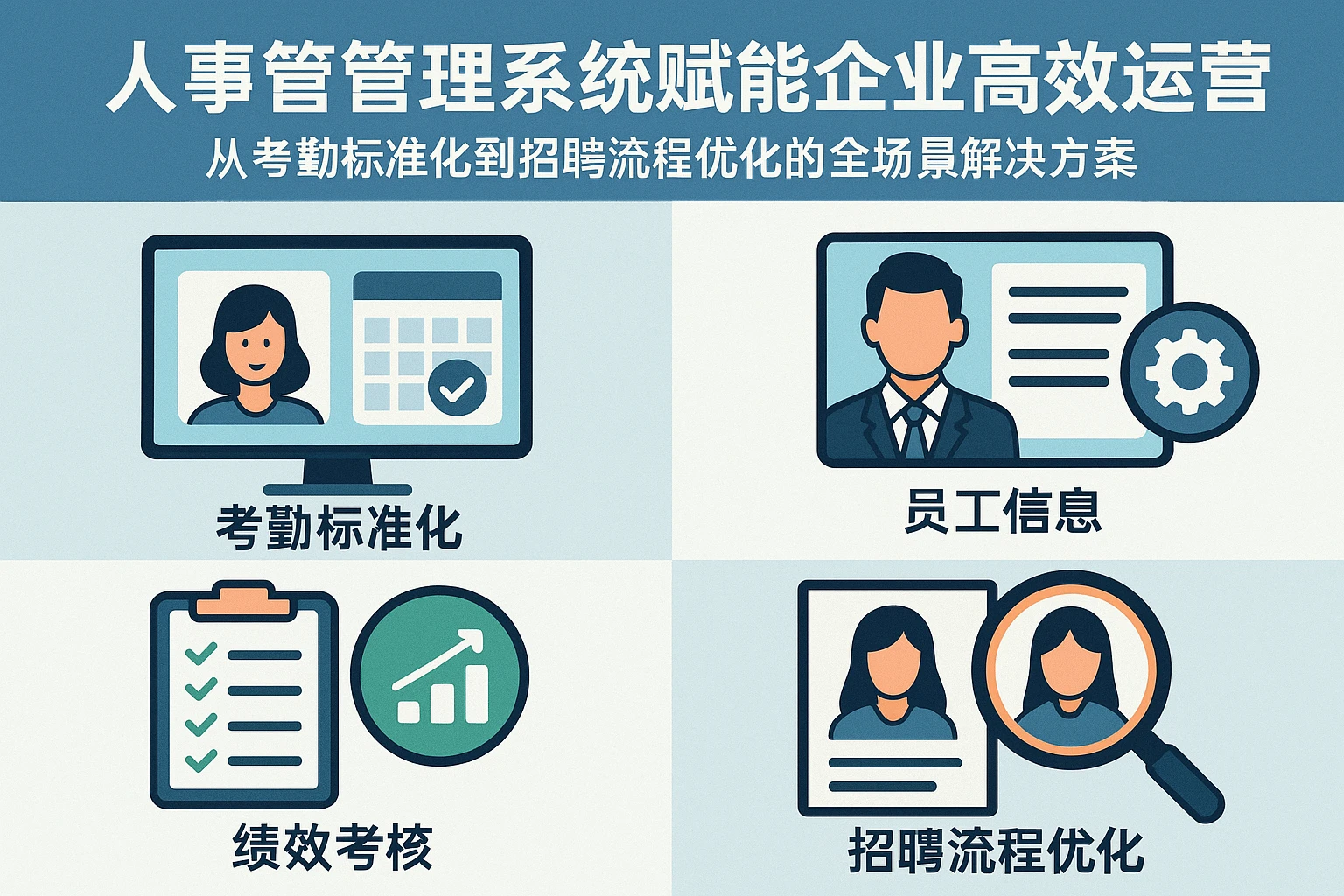 人事管理系统赋能企业高效运营：从考勤标准化到招聘流程优化的全场景解决方案