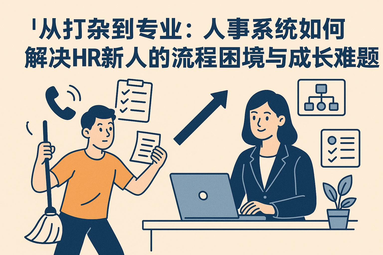 从打杂到专业：人事系统如何解决HR新人的流程困境与成长难题