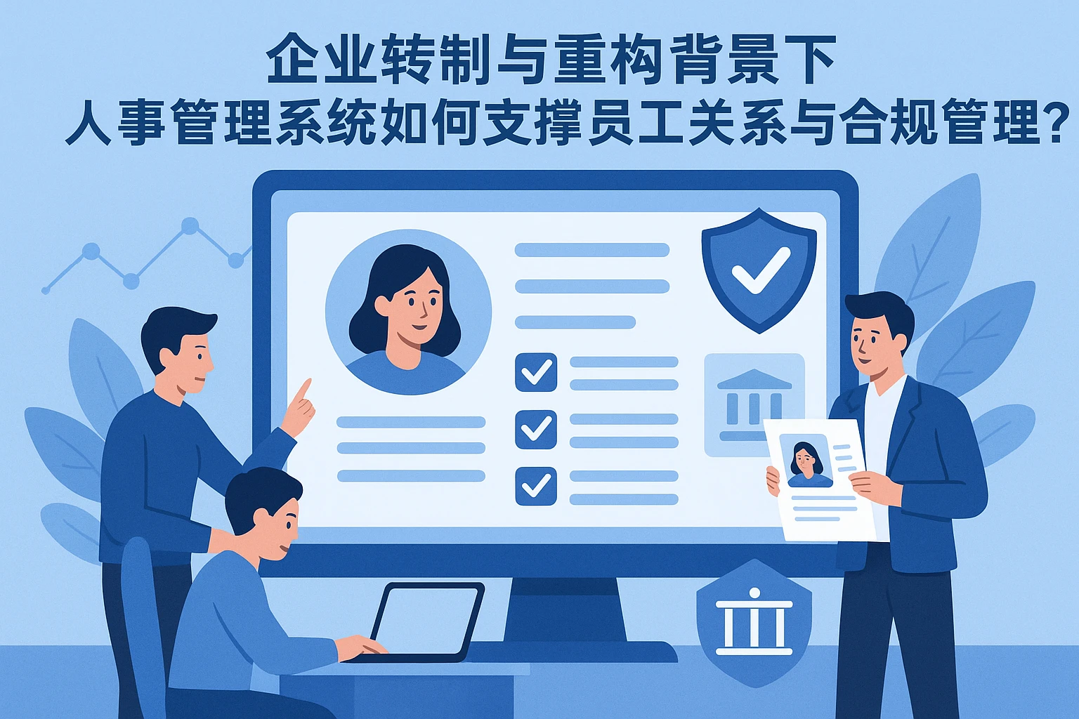 企业转制与重构背景下，人事管理系统如何支撑员工关系与合规管理？