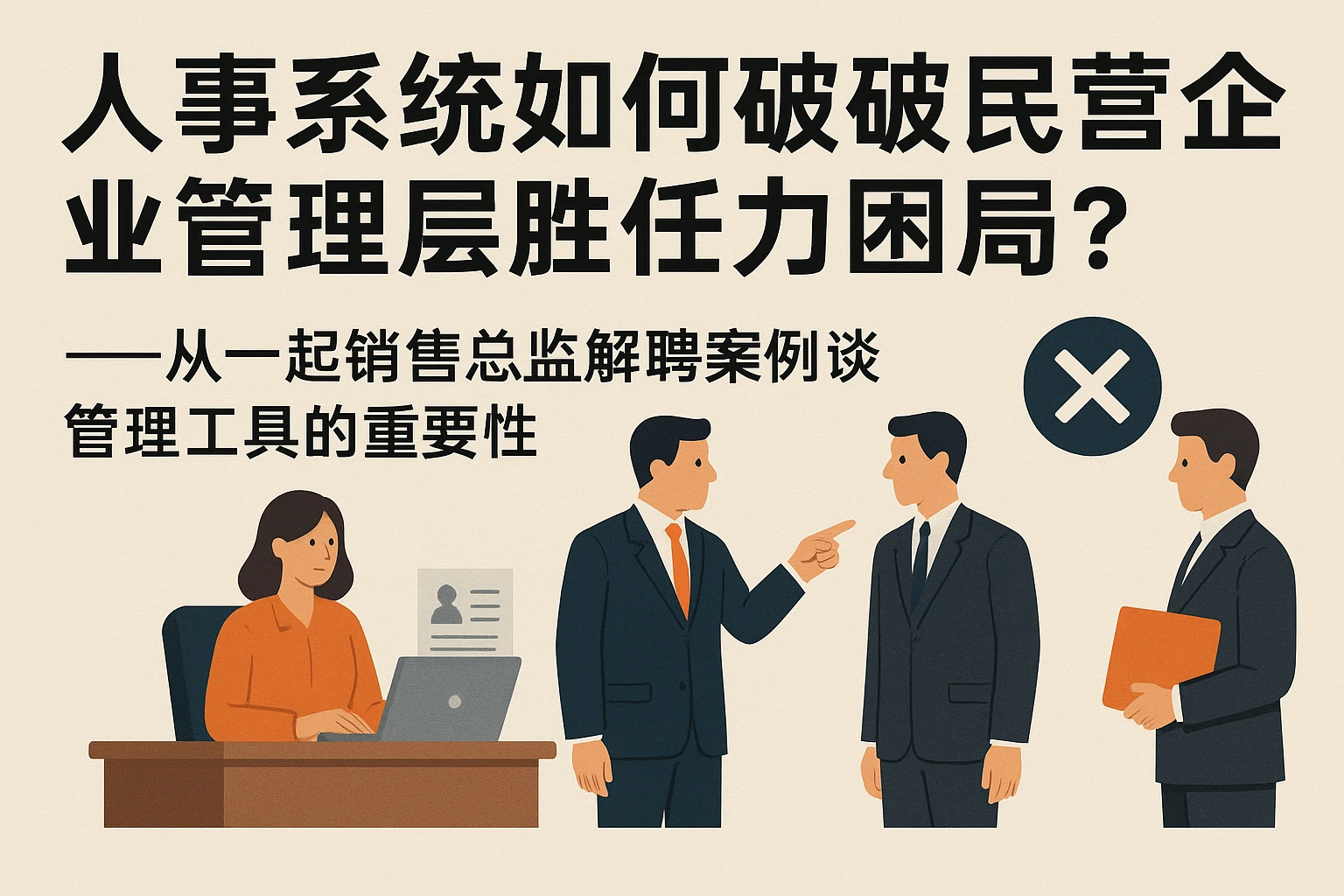 人事系统如何破解民营企业管理层胜任力困局？——从一起销售总监解聘案例谈管理工具的重要性