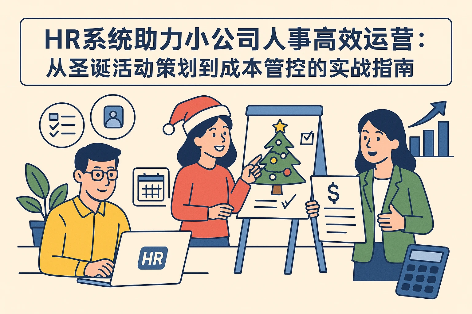 HR系统助力小公司人事高效运营：从圣诞活动策划到成本管控的实战指南