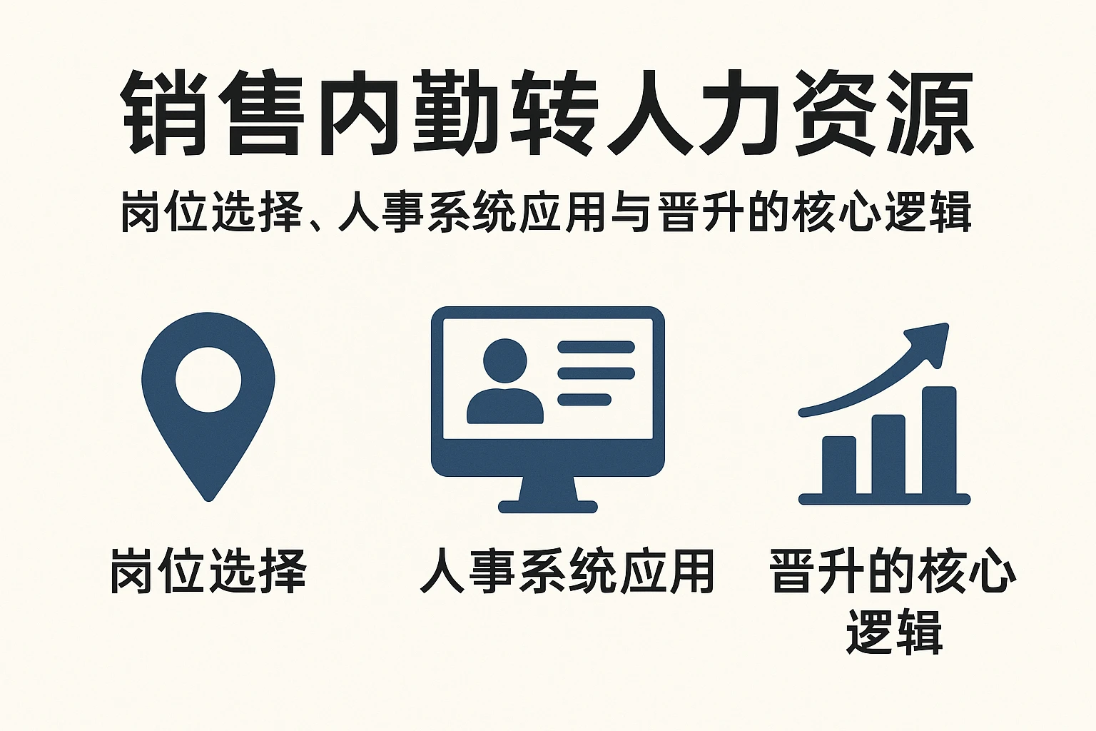 销售内勤转人力资源：岗位选择、人事系统应用与晋升的核心逻辑