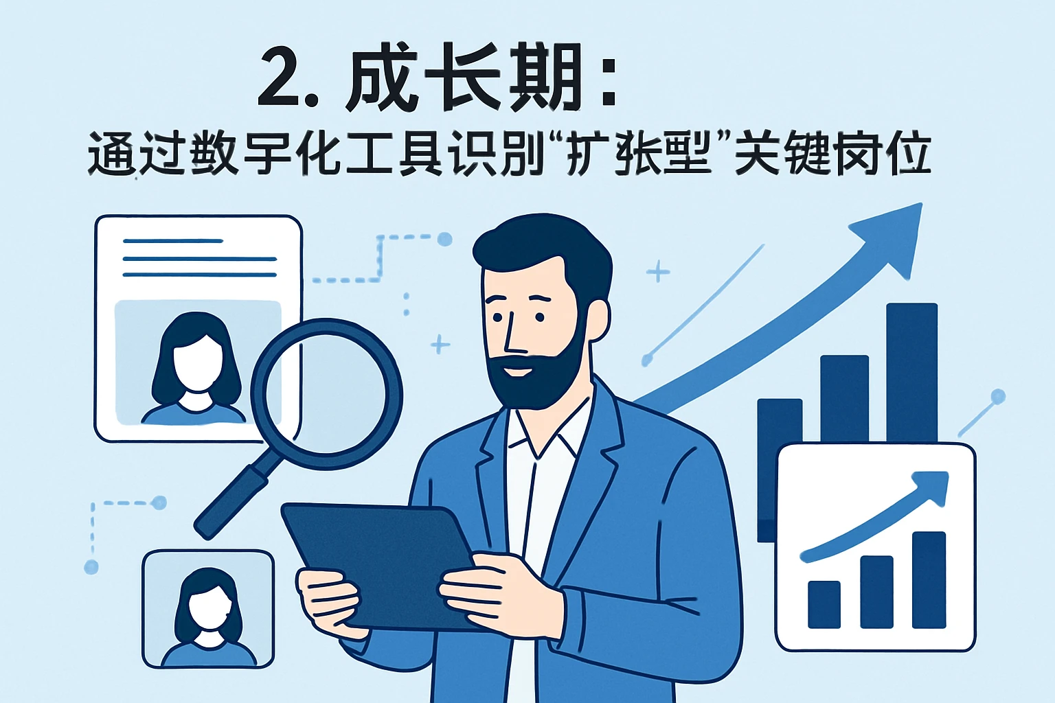 2. 成长期：通过数字化工具识别“扩张型”关键岗位