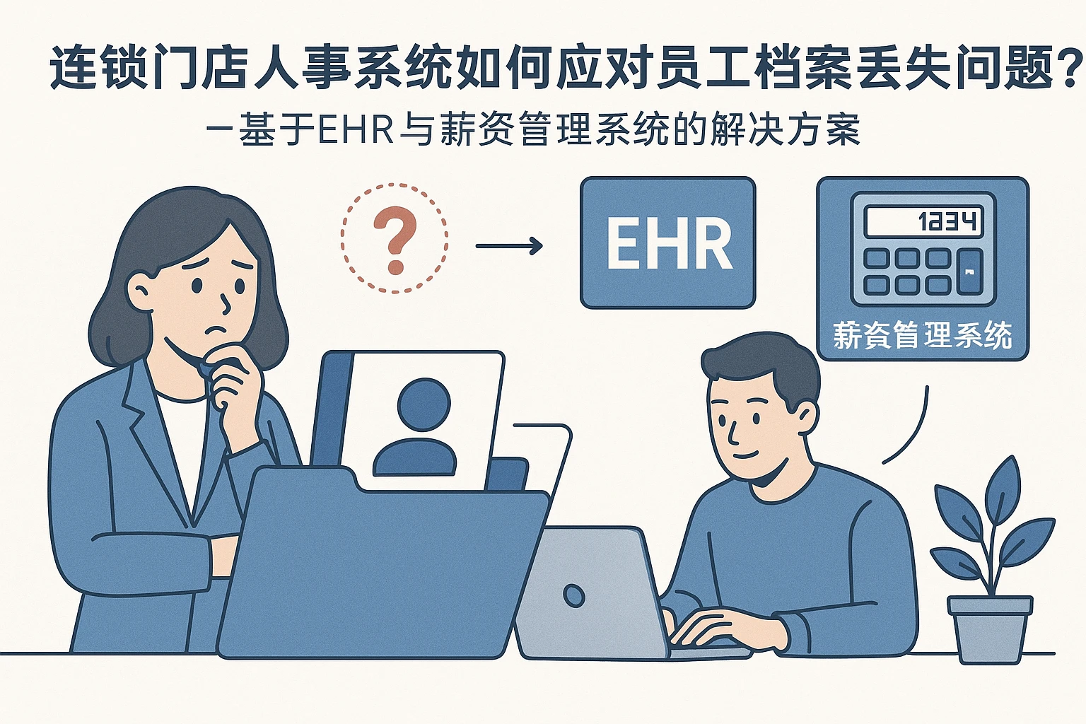 连锁门店人事系统如何应对员工档案丢失问题？——基于EHR与薪资管理系统的解决方案