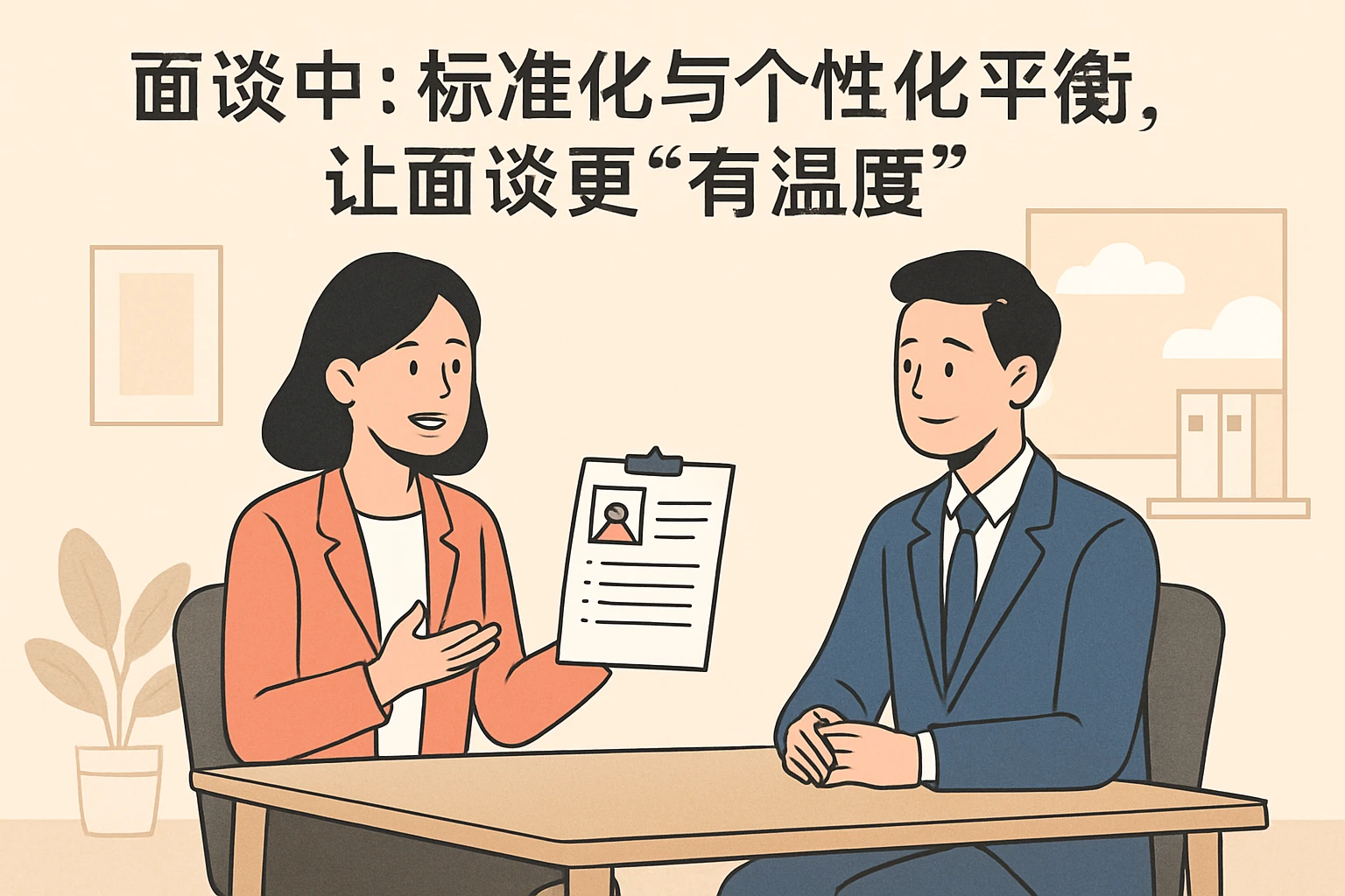 2. 面谈中：标准化与个性化平衡，让面谈更“有温度”