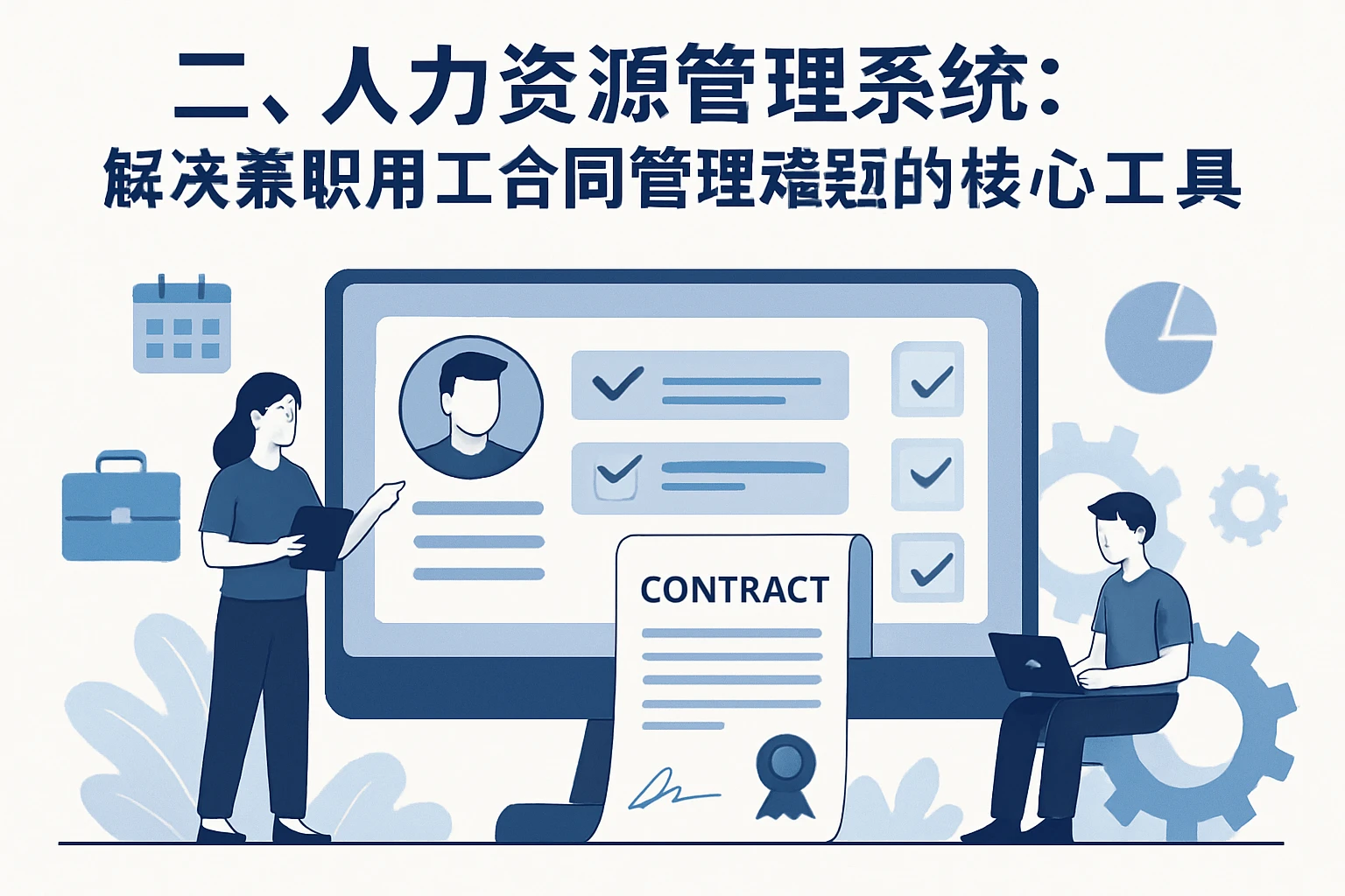 二、人力资源管理系统：解决兼职用工合同管理难题的核心工具