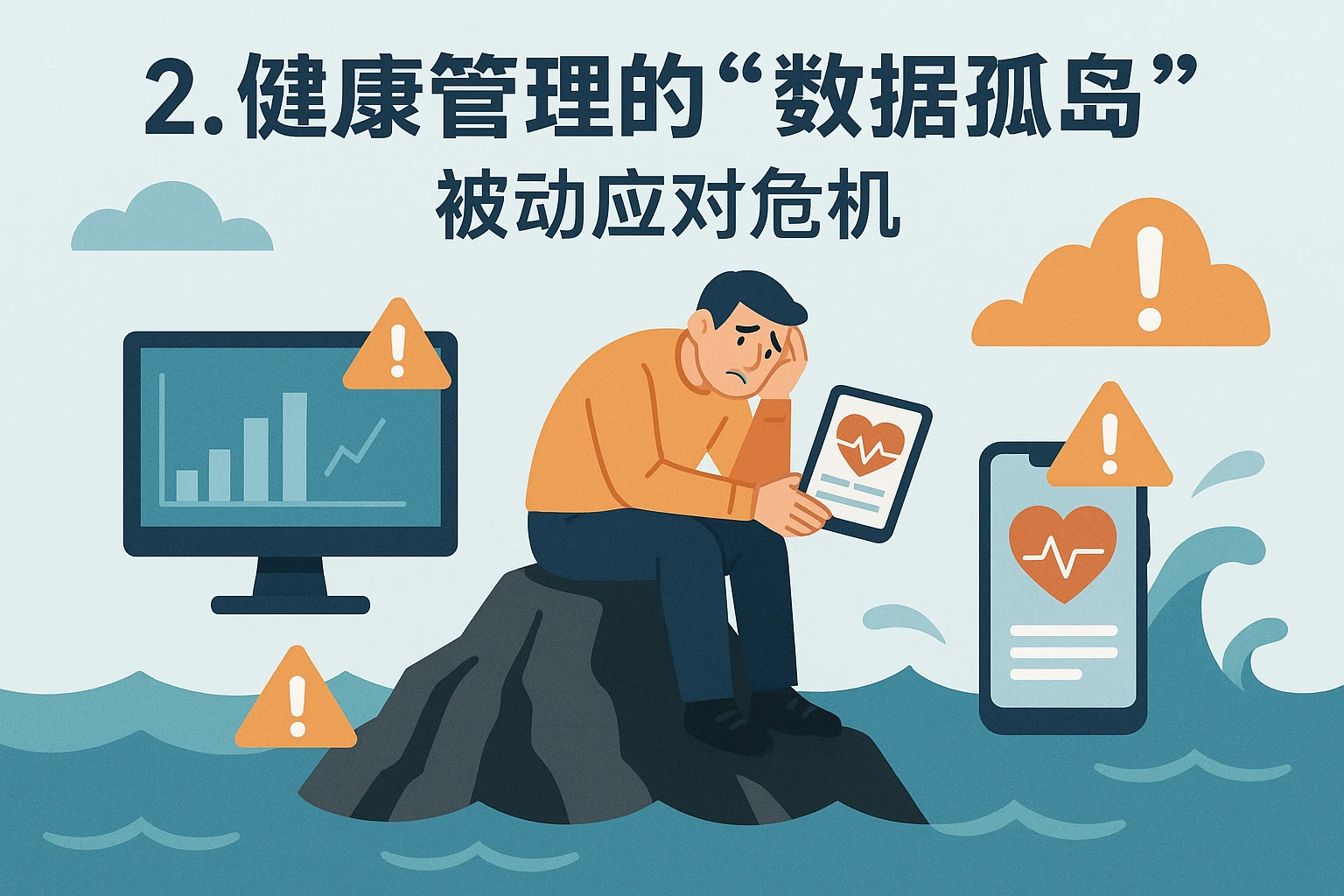 2. 健康管理的“数据孤岛”：被动应对危机