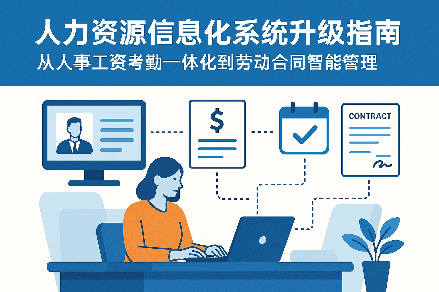 人力资源信息化系统升级指南：从人事工资考勤一体化到劳动合同智能管理