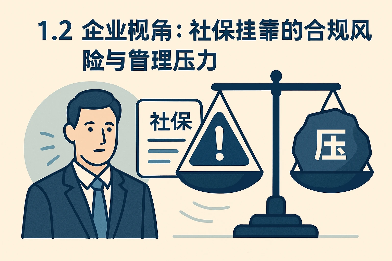 1.2 企业视角：社保挂靠的合规风险与管理压力