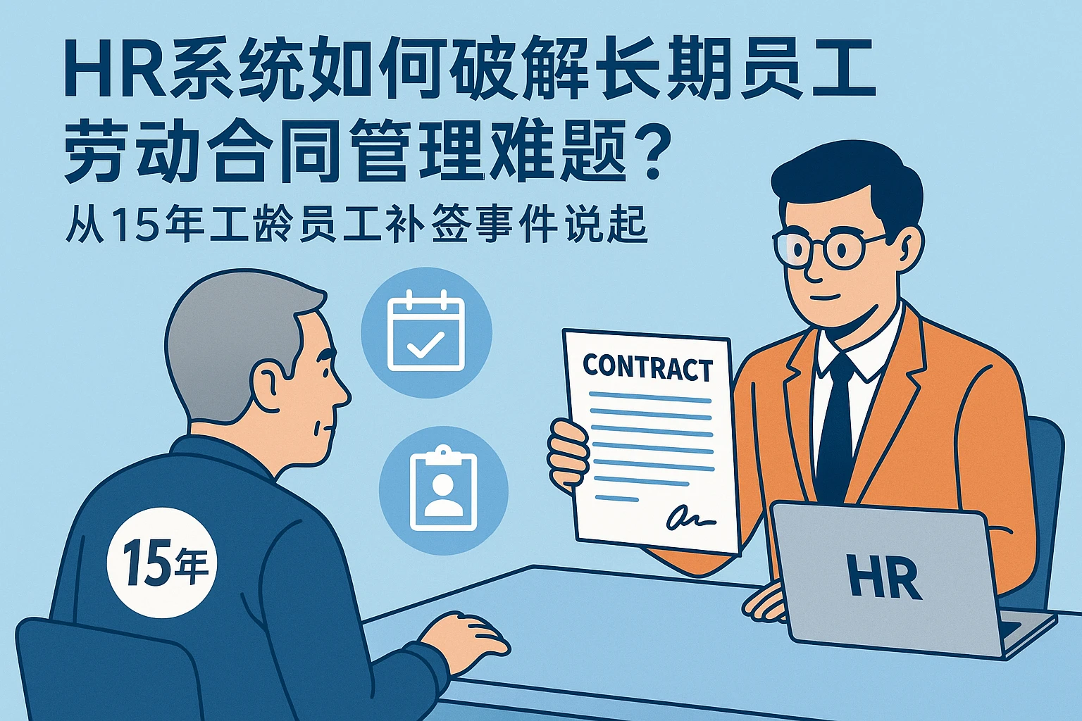 HR系统如何破解长期员工劳动合同管理难题？从15年工龄员工补签事件说起