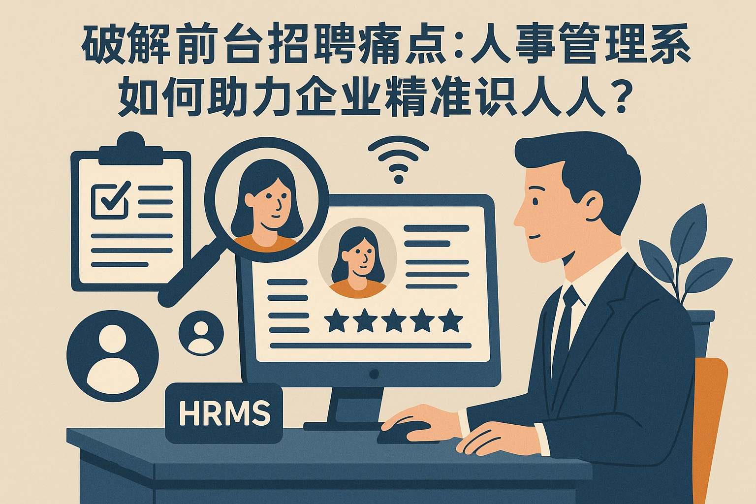 破解前台招聘痛点：人事管理系统如何助力企业精准识人？