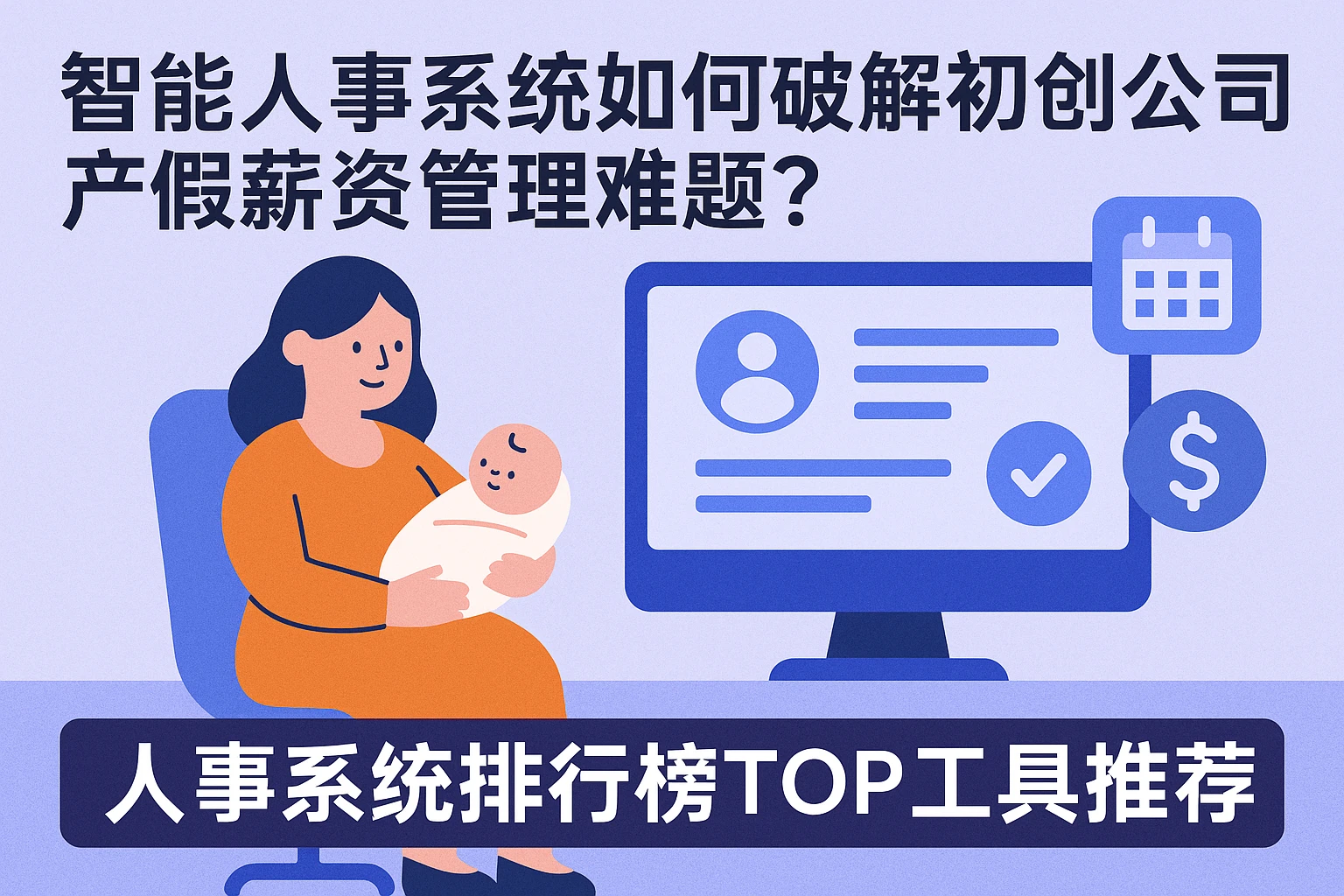 智能人事系统如何破解初创公司产假薪资管理难题？人事系统排行榜top工具推荐