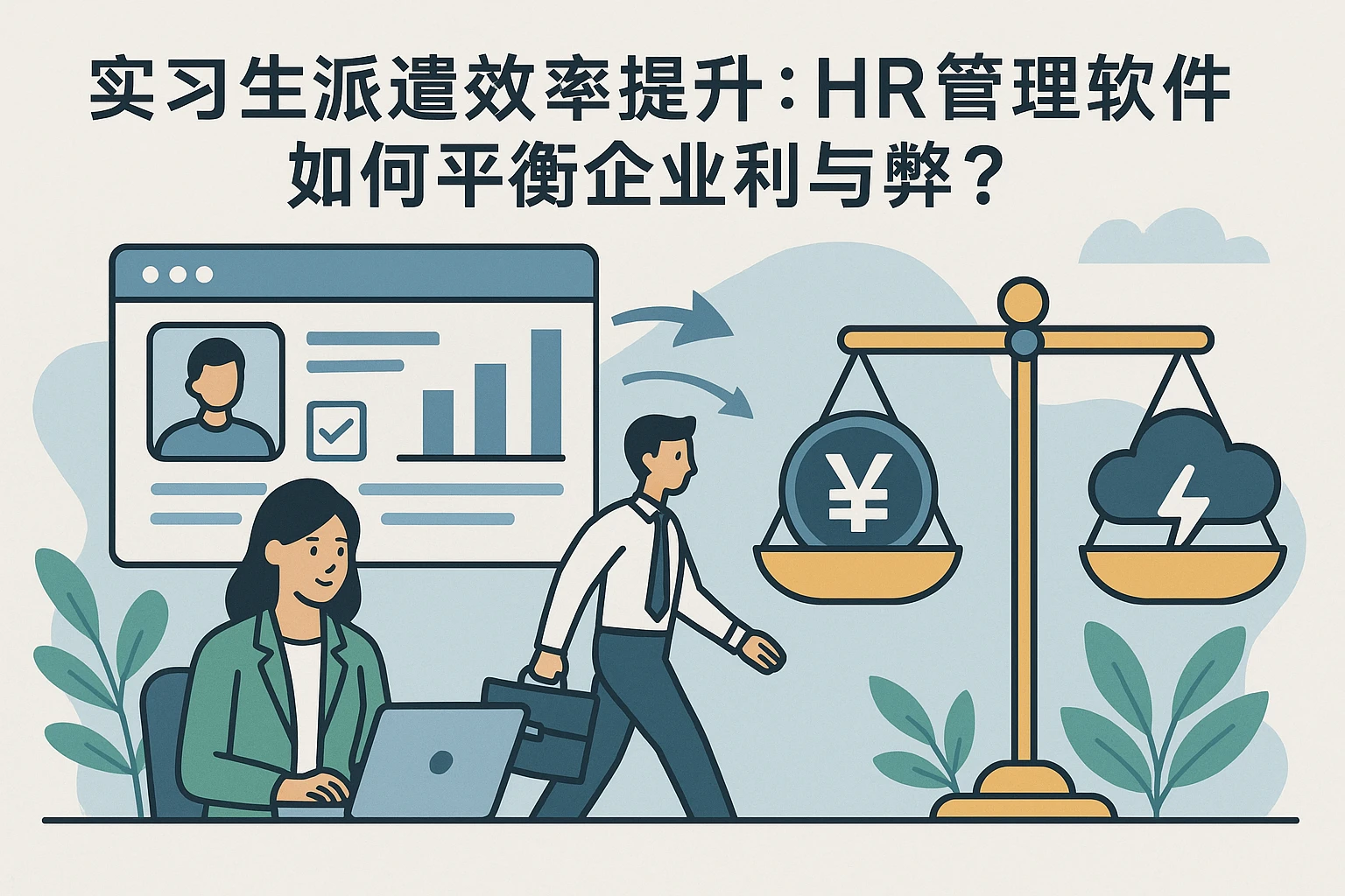 实习生派遣效率提升：HR管理软件如何平衡企业利与弊？