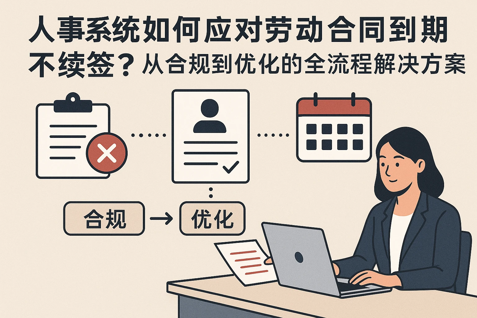 人事系统如何应对劳动合同到期不续签？从合规到优化的全流程解决方案