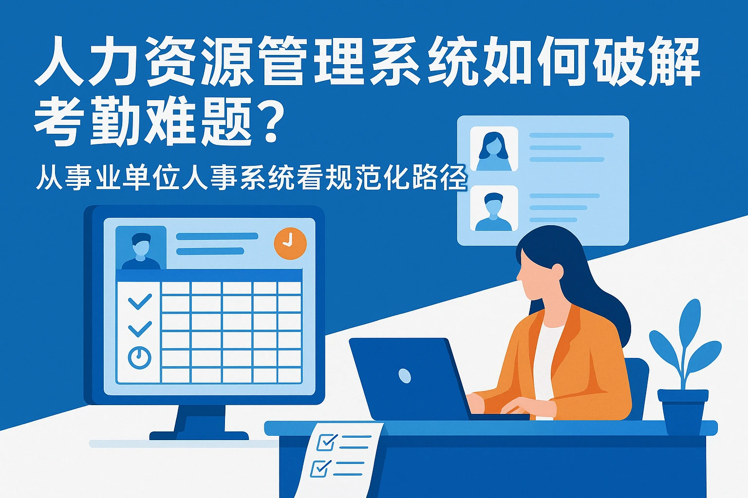 人力资源管理系统如何破解考勤难题？从事业单位人事系统看规范化路径