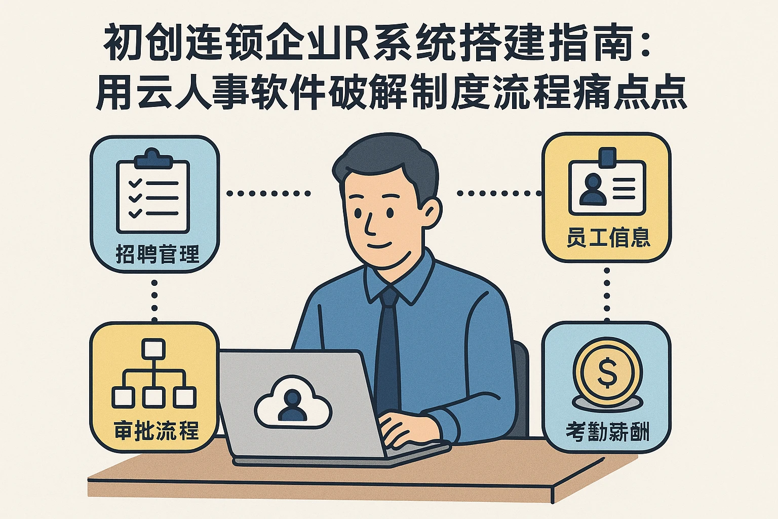 初创连锁企业HR系统搭建指南：用云人事软件破解制度流程痛点