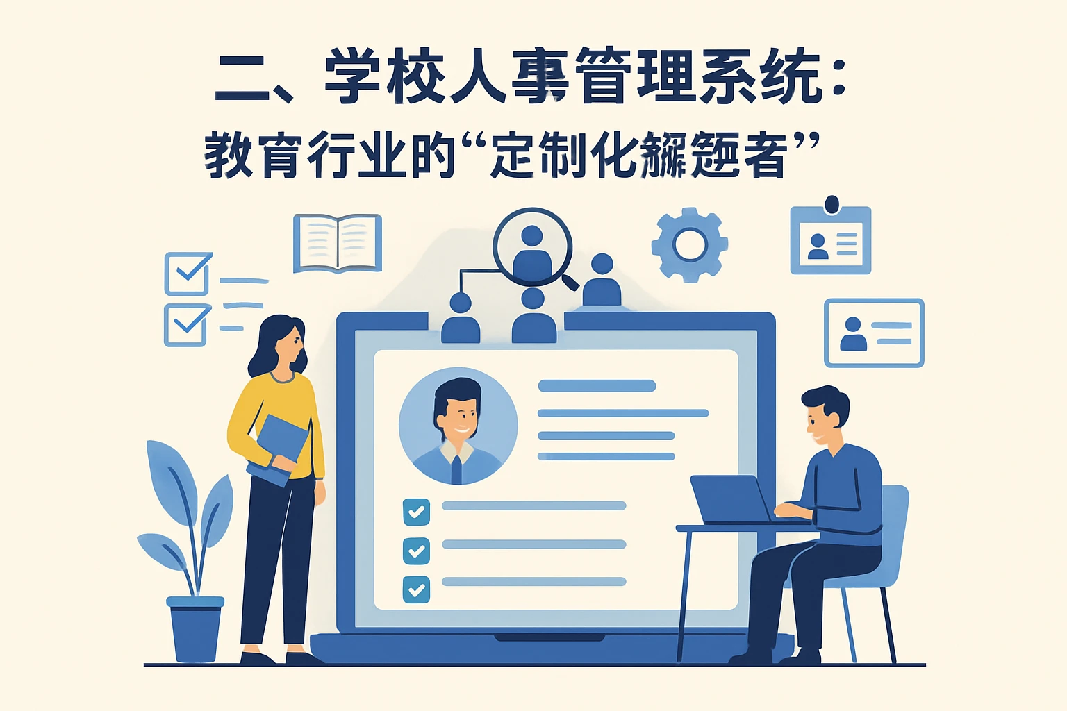 二、学校人事管理系统：教育行业的“定制化解题者”