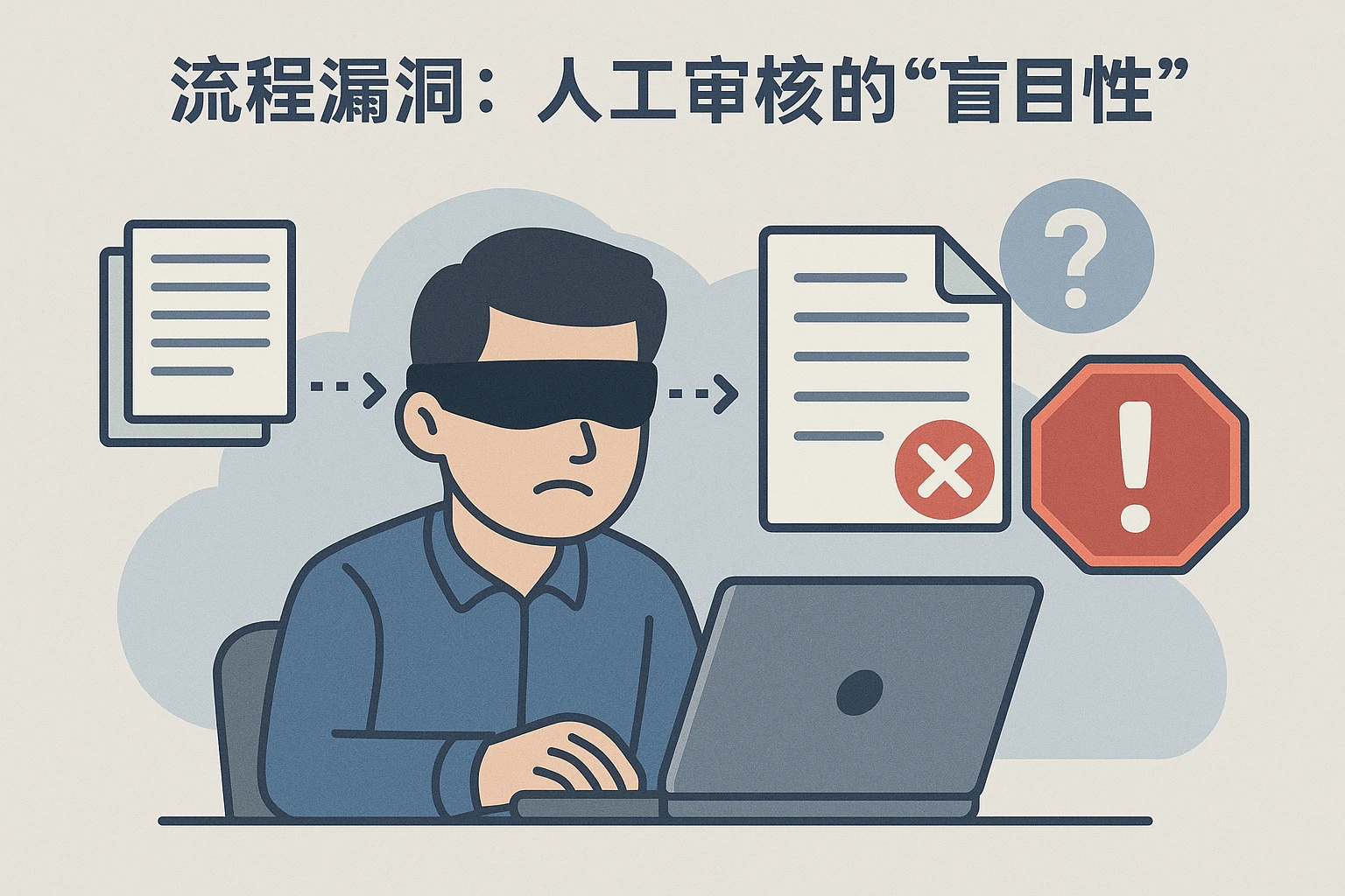 2. 流程漏洞：人工审核的“盲目性”