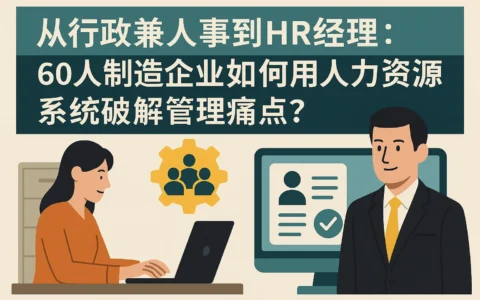 从行政兼人事到HR经理:60人制造企业如何用人力资源系统破解管理痛点?