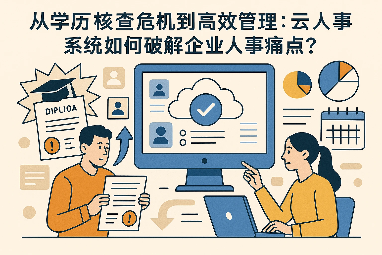 从学历核查危机到高效管理：云人事系统如何破解企业人事痛点？