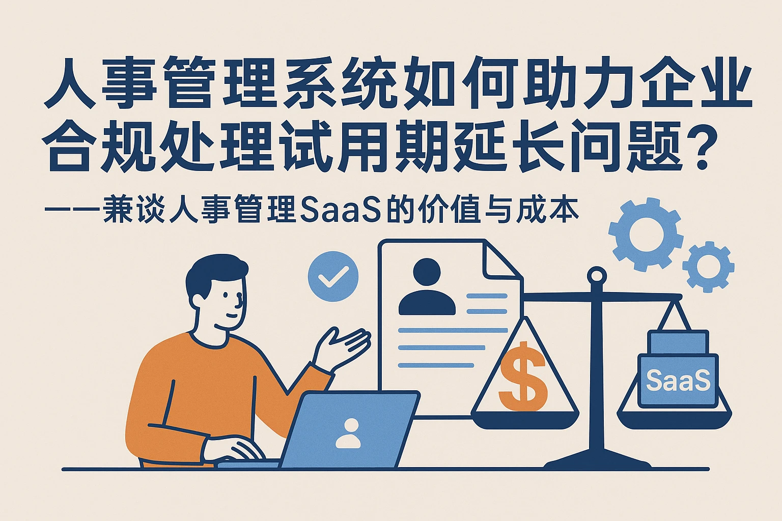 人事管理系统如何助力企业合规处理试用期延长问题？——兼谈人事管理SaaS的价值与成本