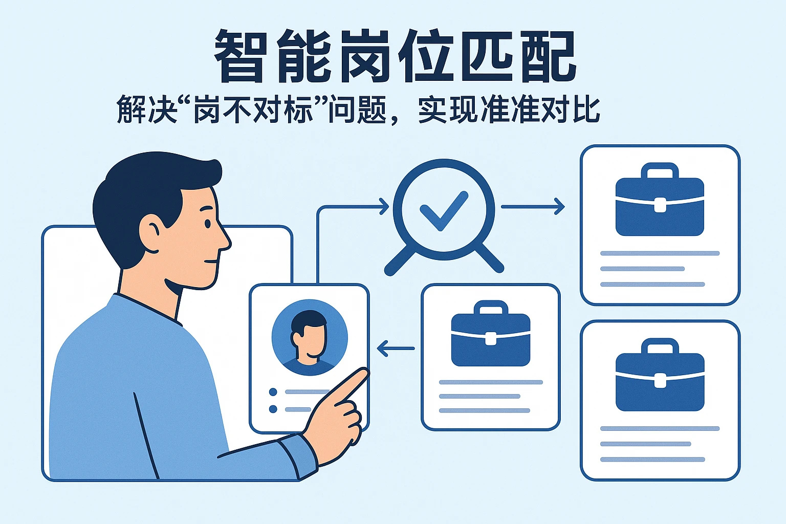 2. 智能岗位匹配：解决“岗不对标”问题，实现精准对比