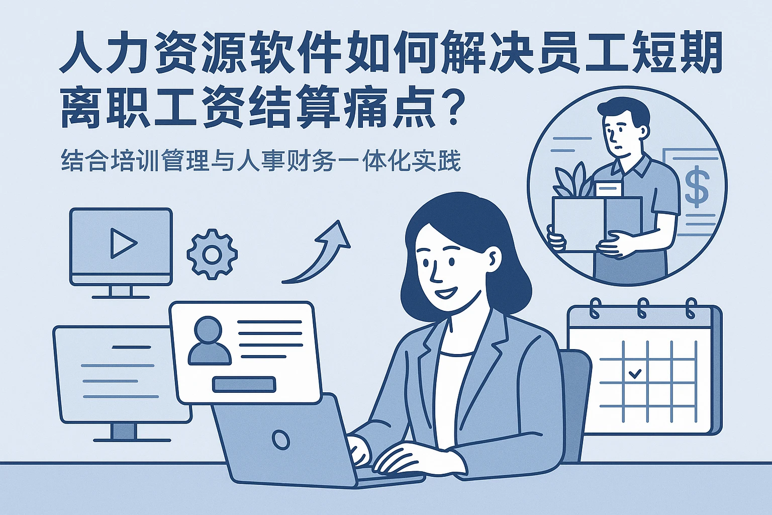 人力资源软件如何解决员工短期离职工资结算痛点？结合培训管理与人事财务一体化实践