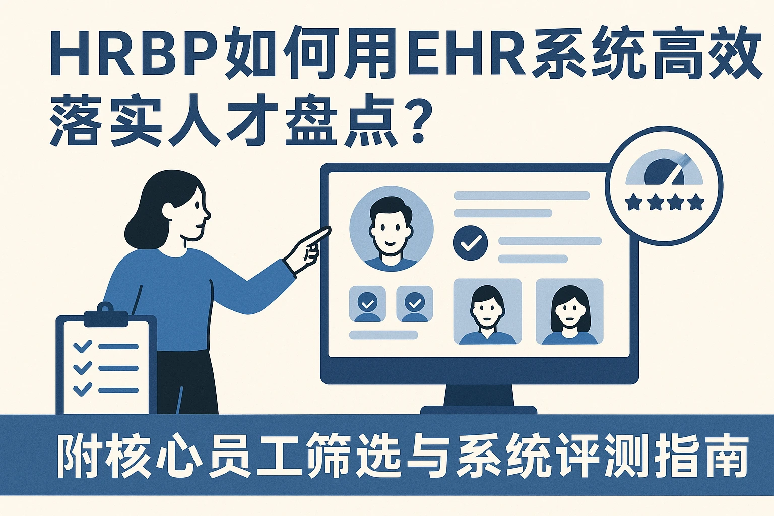 HRBP如何用EHR系统高效落实人才盘点？附核心员工筛选与系统评测指南