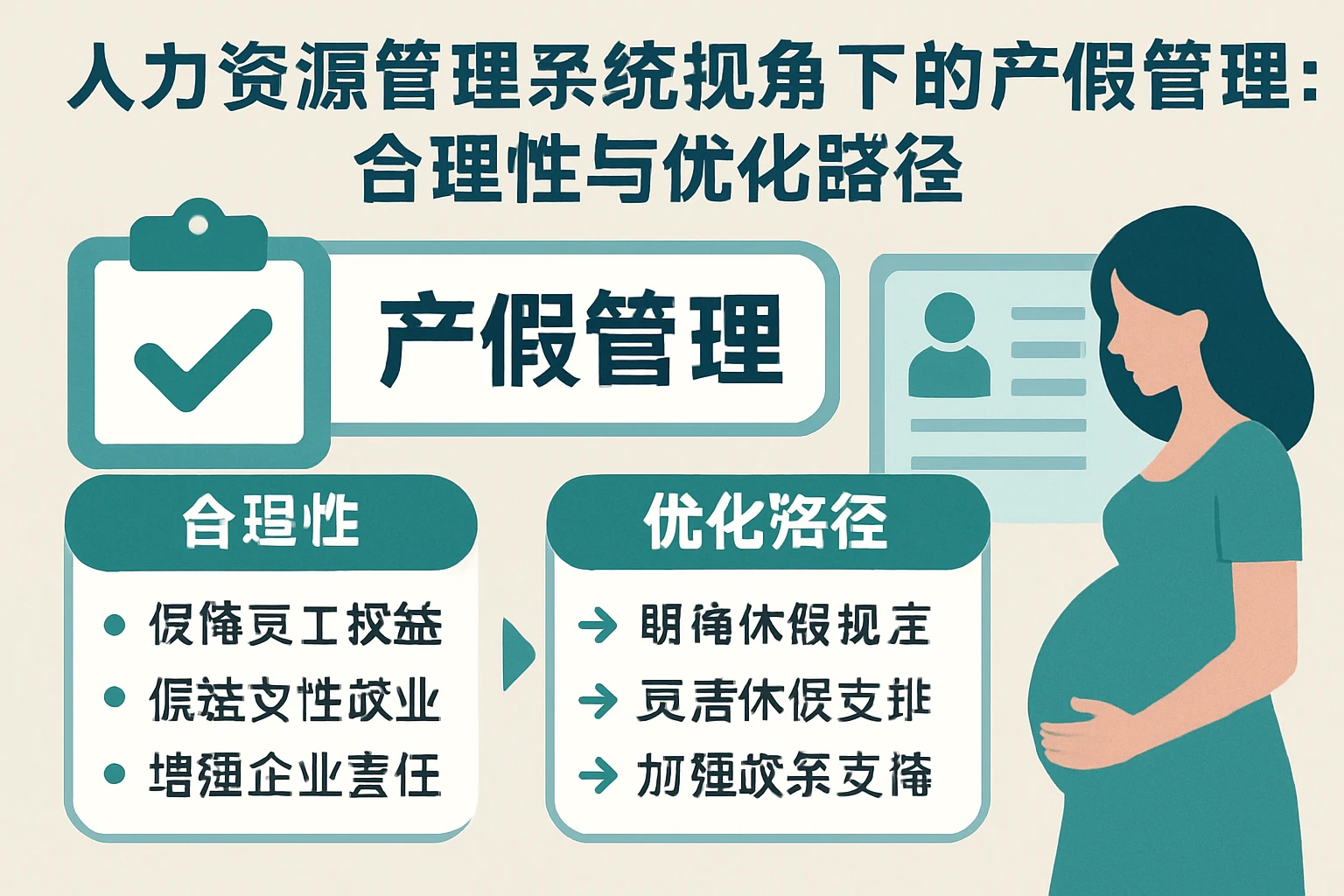 人力资源管理系统视角下的产假管理：合理性与优化路径