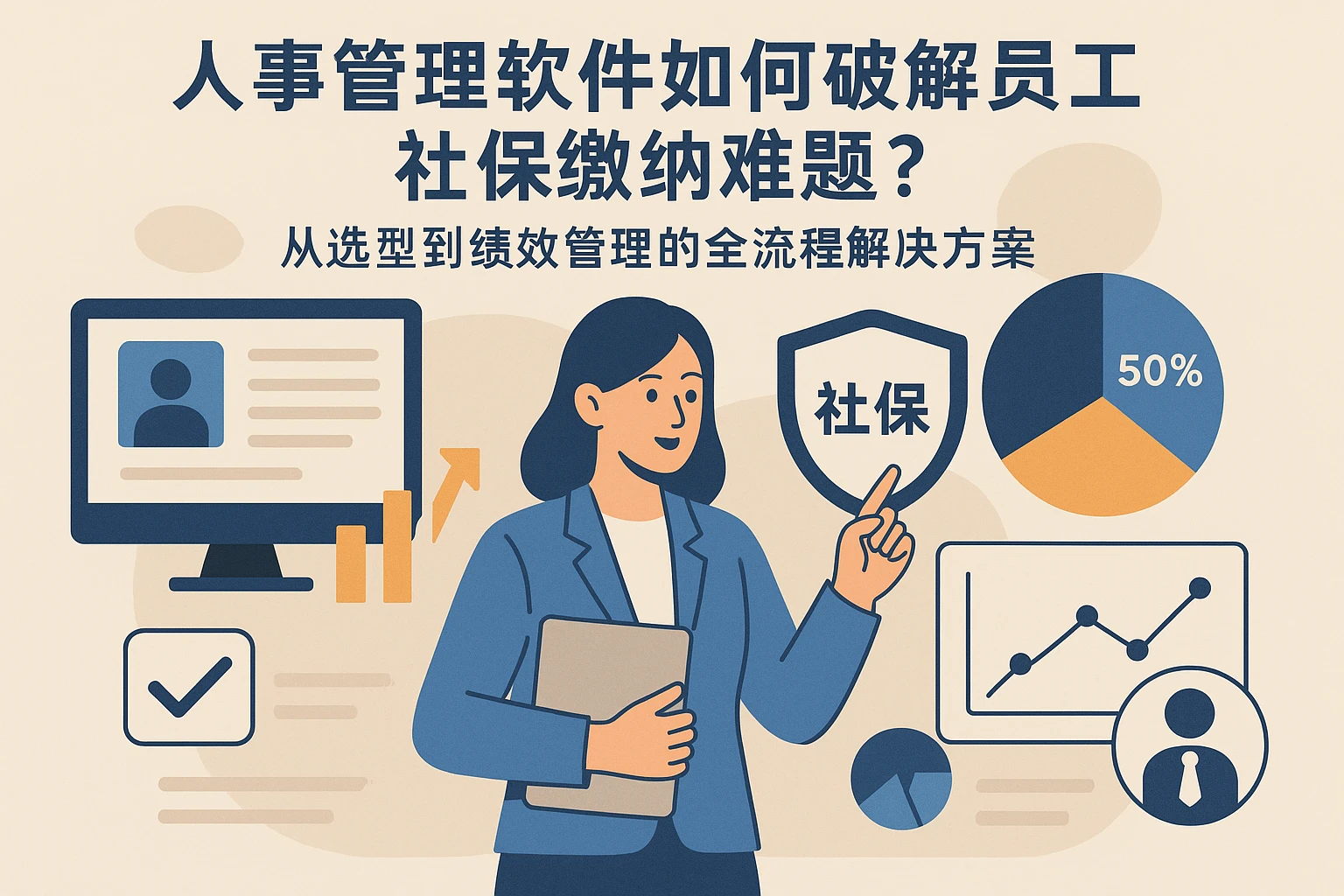 人事管理软件如何破解员工社保缴纳难题？从选型到绩效管理的全流程解决方案