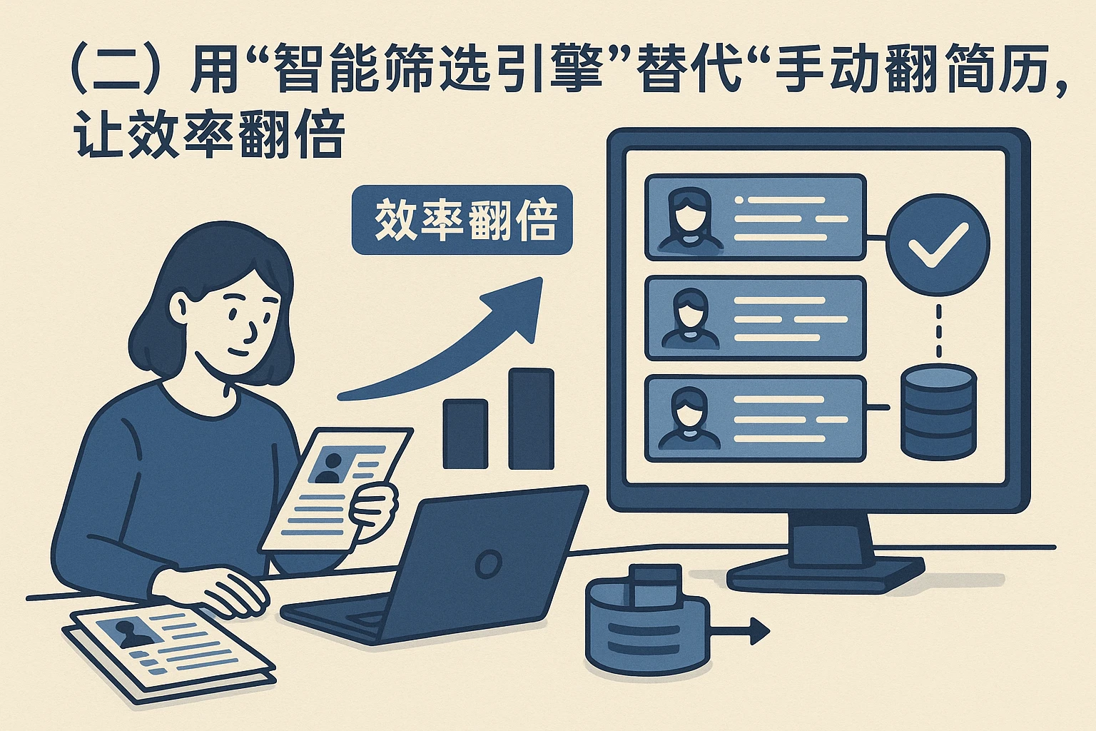 （二）用“智能筛选引擎”替代“手动翻简历”，让效率翻倍