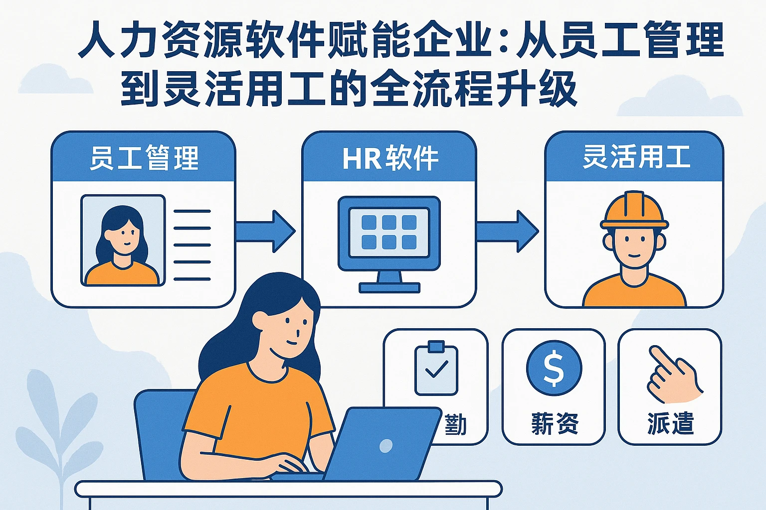 人力资源软件赋能企业：从员工管理到灵活用工的全流程升级