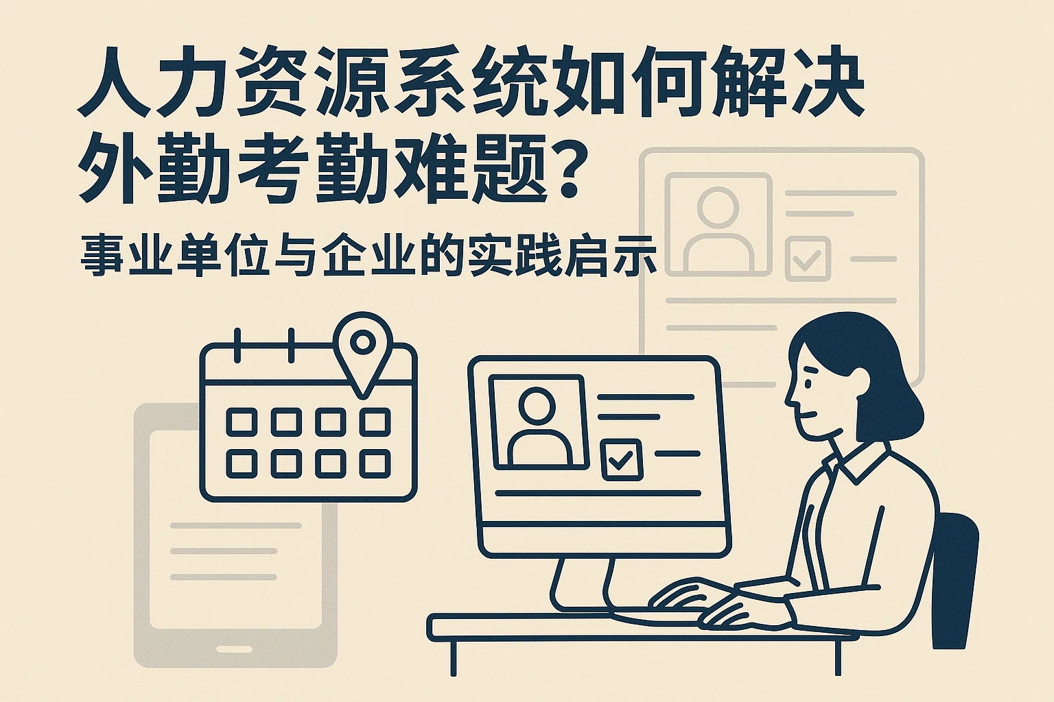 人力资源系统如何解决外勤考勤难题？事业单位与企业的实践启示