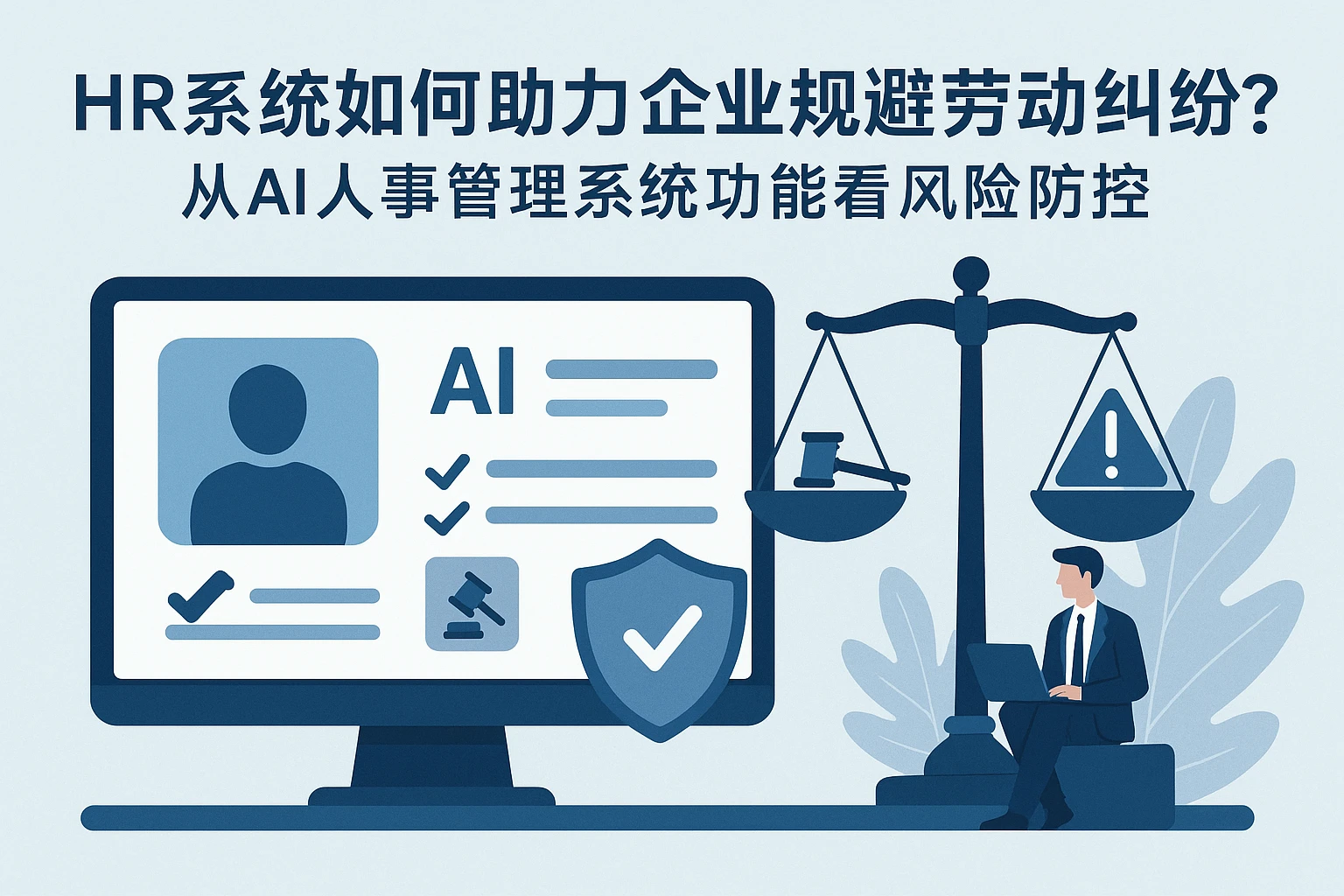 HR系统如何助力企业规避劳动纠纷？从AI人事管理系统功能看风险防控