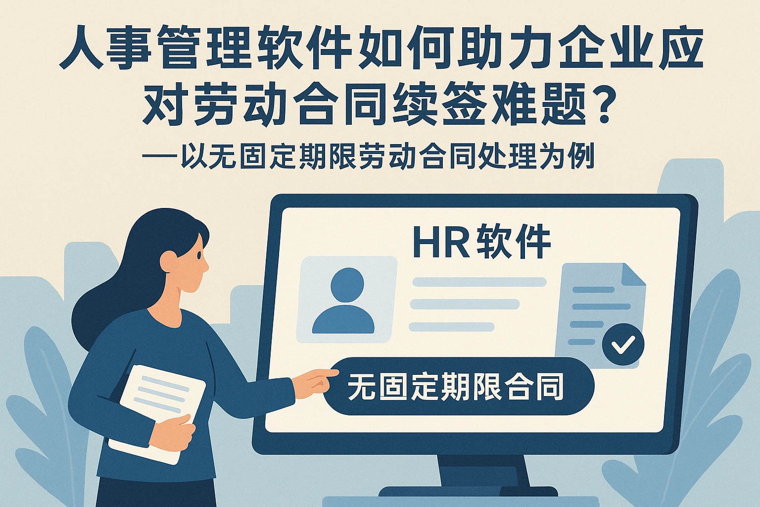 人事管理软件如何助力企业应对劳动合同续签难题？——以无固定期限劳动合同处理为例