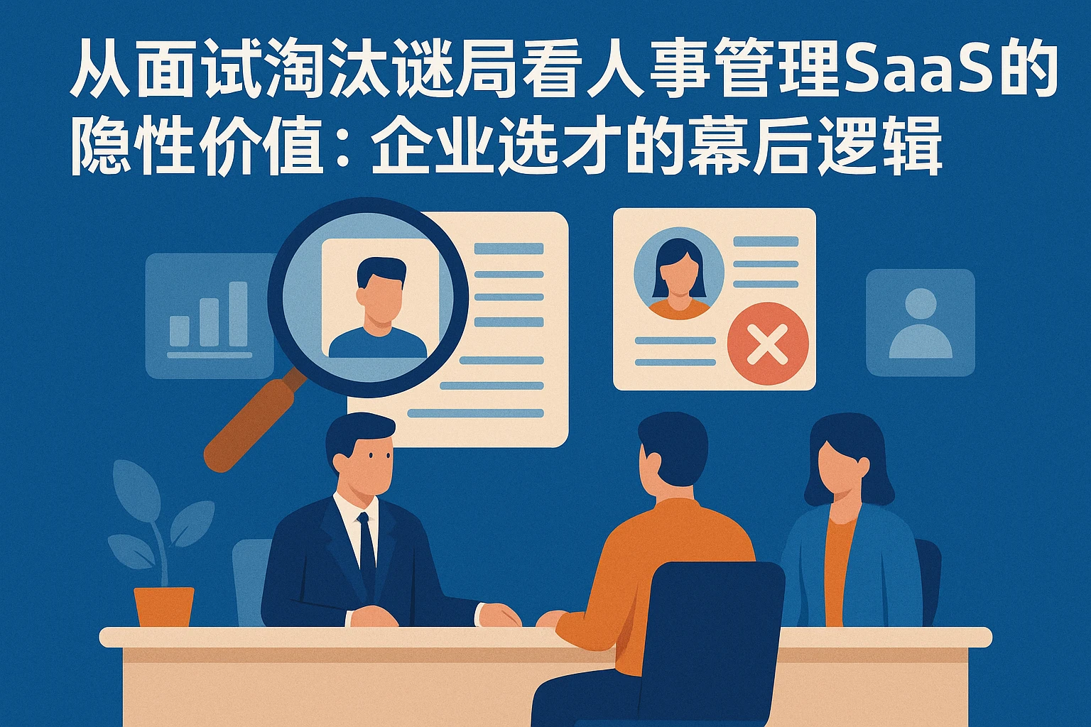 从面试淘汰谜局看人事管理SaaS的隐性价值：企业选才的幕后逻辑