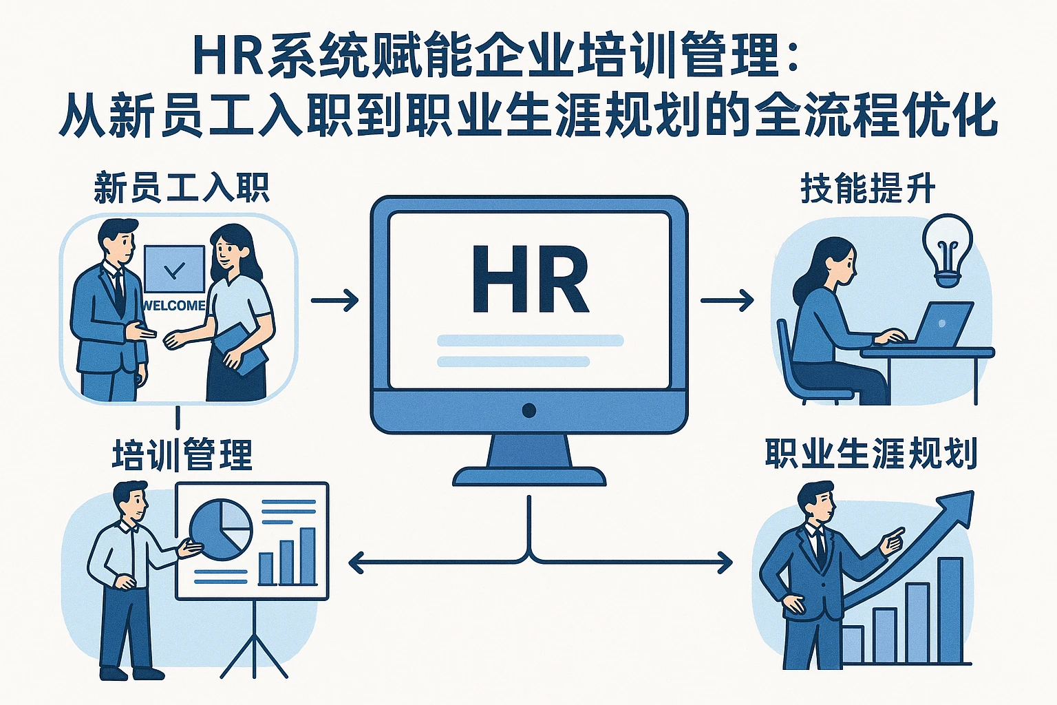 HR系统赋能企业培训管理：从新员工入职到职业生涯规划的全流程优化