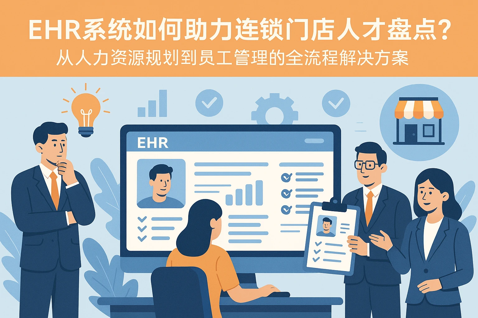 EHR系统如何助力连锁门店人才盘点？从人力资源规划到员工管理的全流程解决方案
