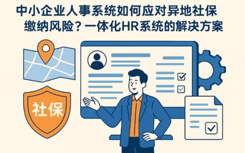 中小企业人事系统如何应对异地社保缴纳风险？一体化HR系统的解决方案