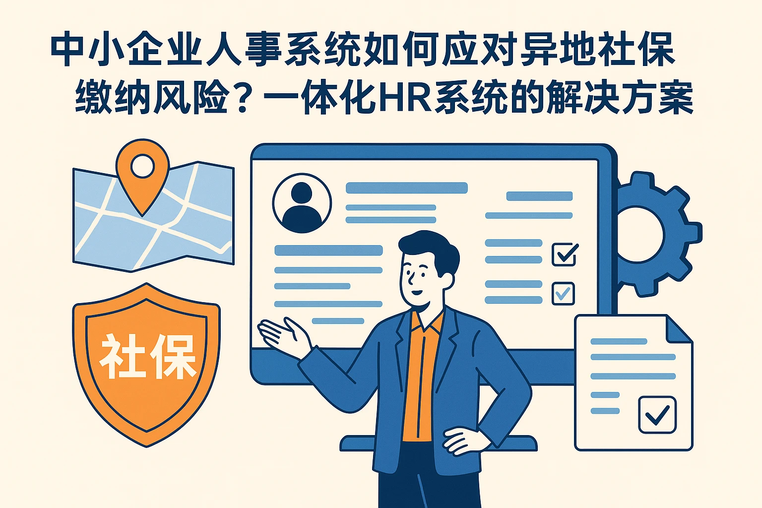 中小企业人事系统如何应对异地社保缴纳风险？一体化HR系统的解决方案