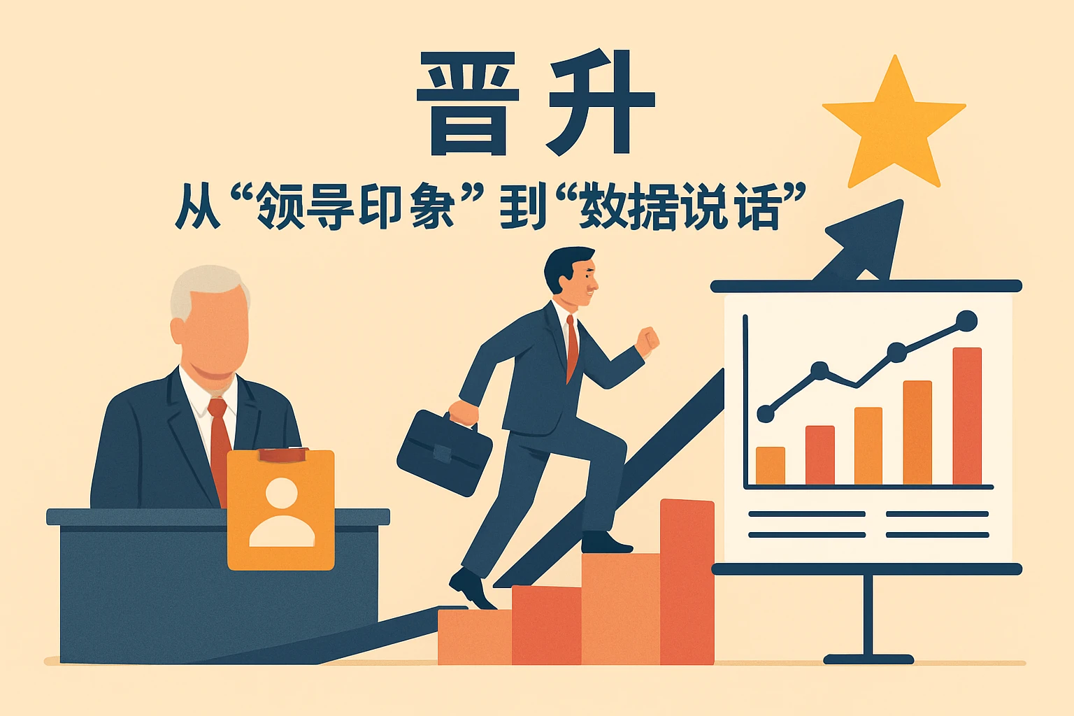2. 晋升：从“领导印象”到“数据说话”