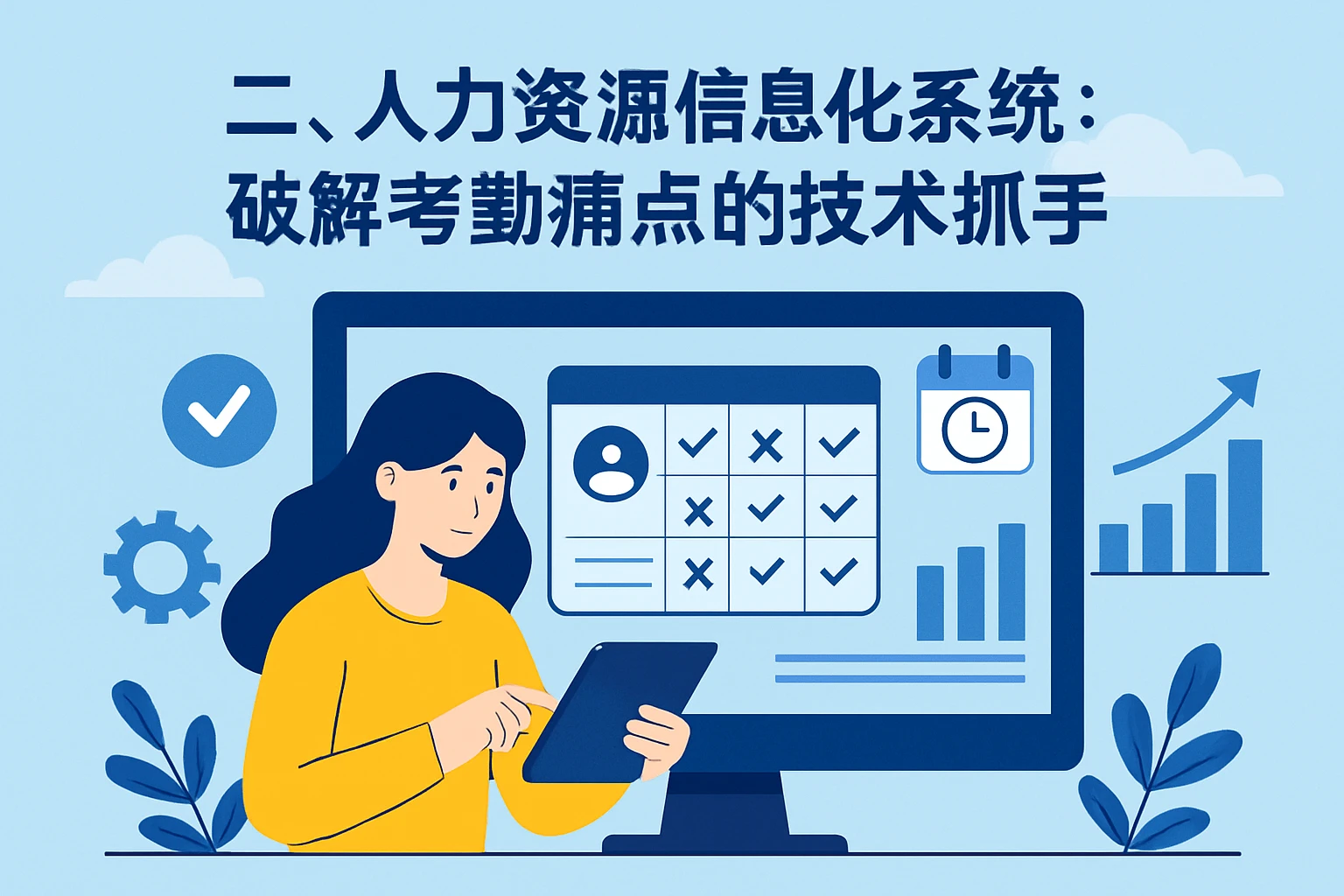 二、人力资源信息化系统：破解考勤痛点的技术抓手