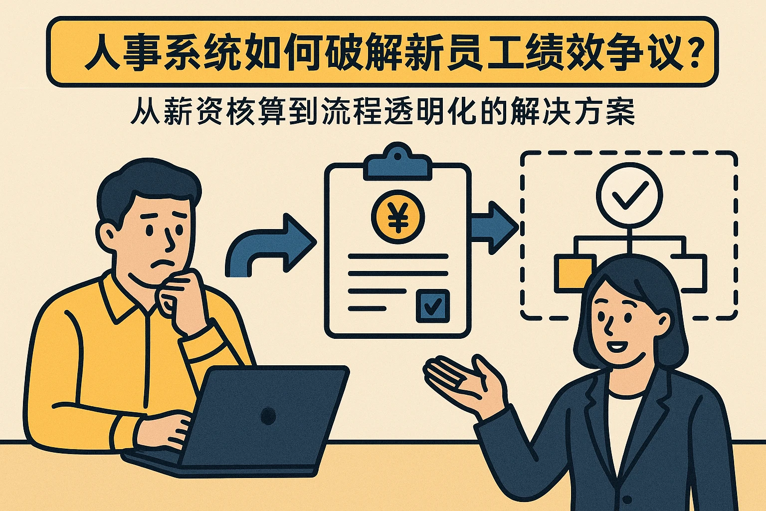 人事系统如何破解新员工绩效争议？从薪资核算到流程透明化的解决方案