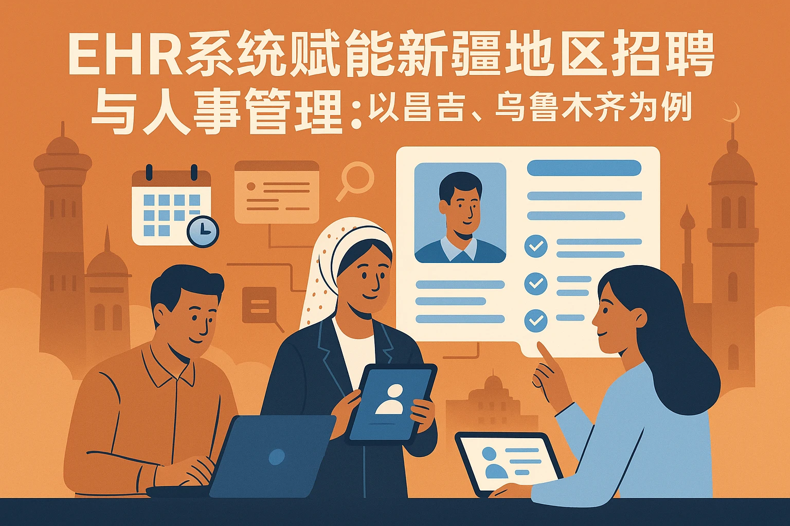 EHR系统赋能新疆地区招聘与人事管理：以昌吉、乌鲁木齐为例