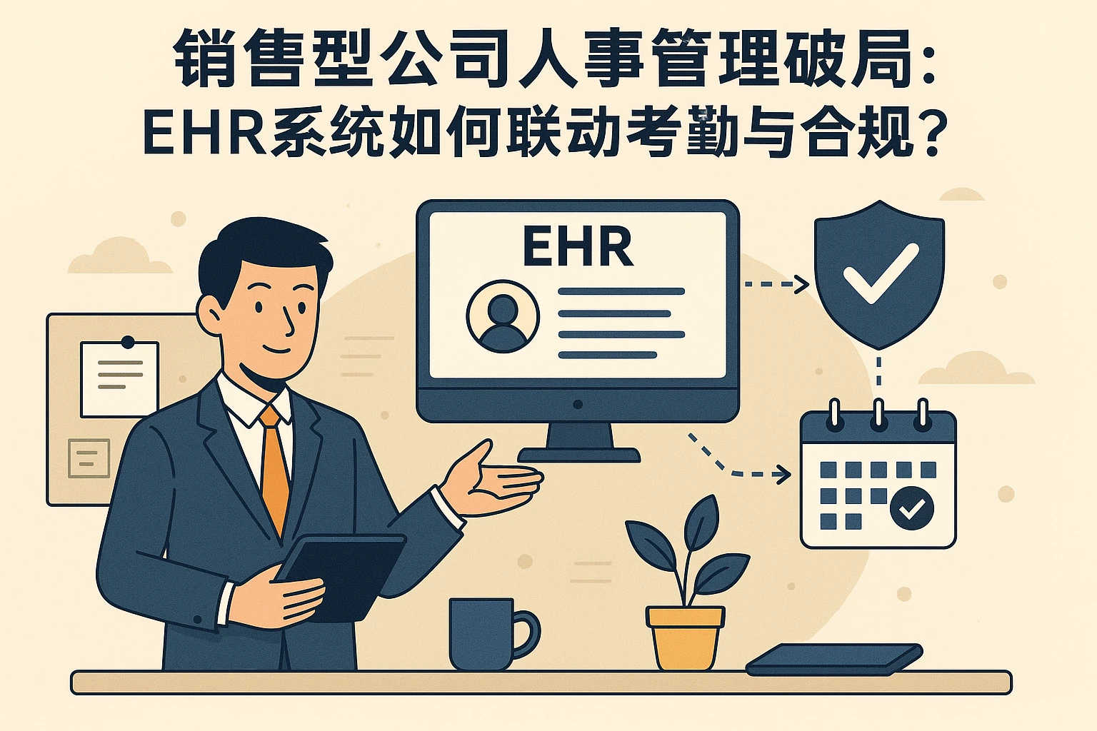 销售型公司人事管理破局：EHR系统如何联动考勤与合规？