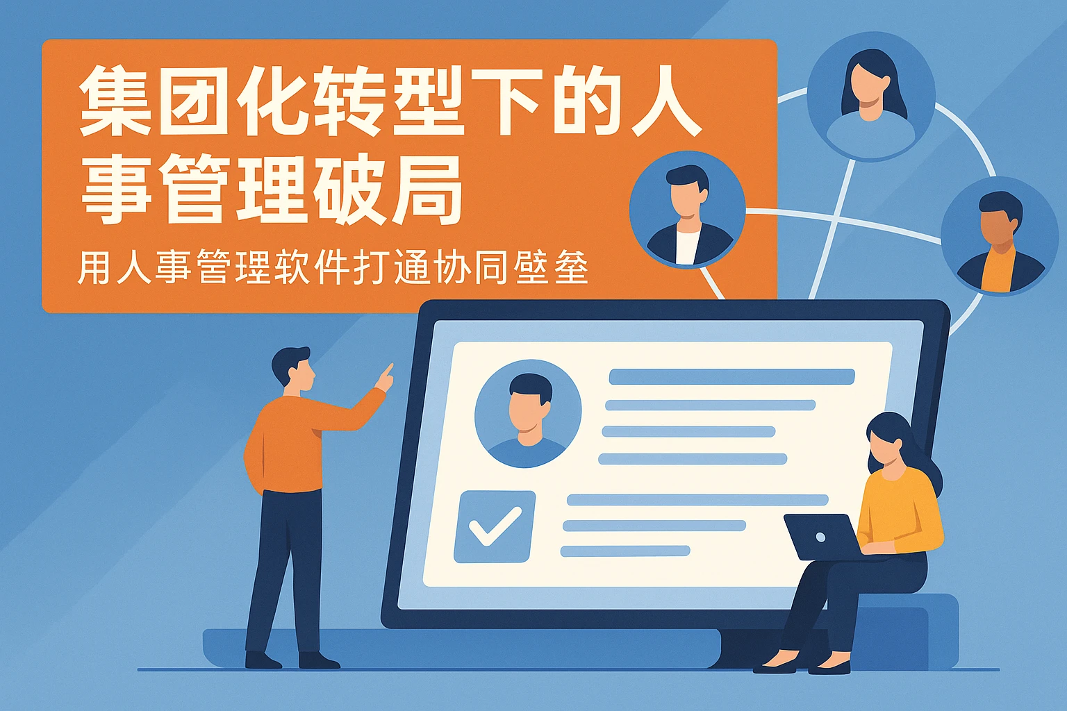 集团化转型下的人事管理破局：用人事管理软件打通协同壁垒