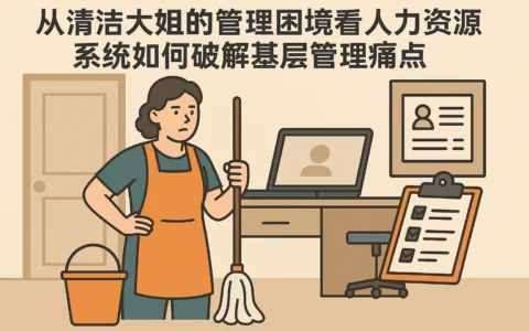 从清洁大姐的管理困境看人力资源系统如何破解基层管理痛点