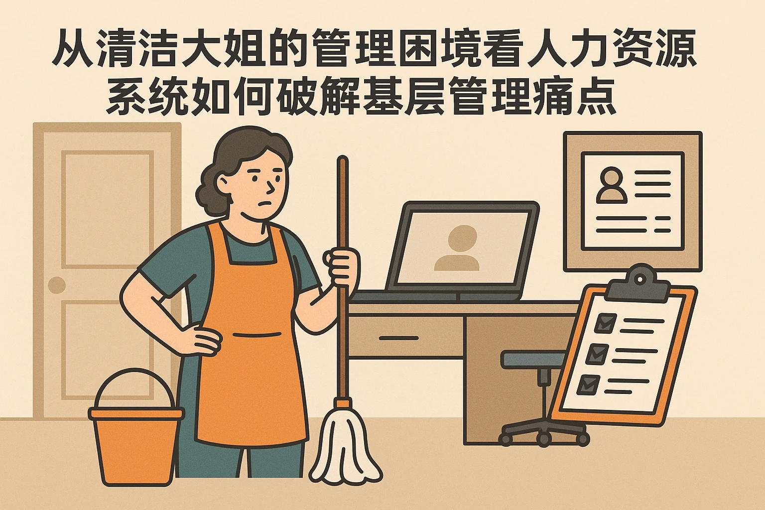 从清洁大姐的管理困境看人力资源系统如何破解基层管理痛点
