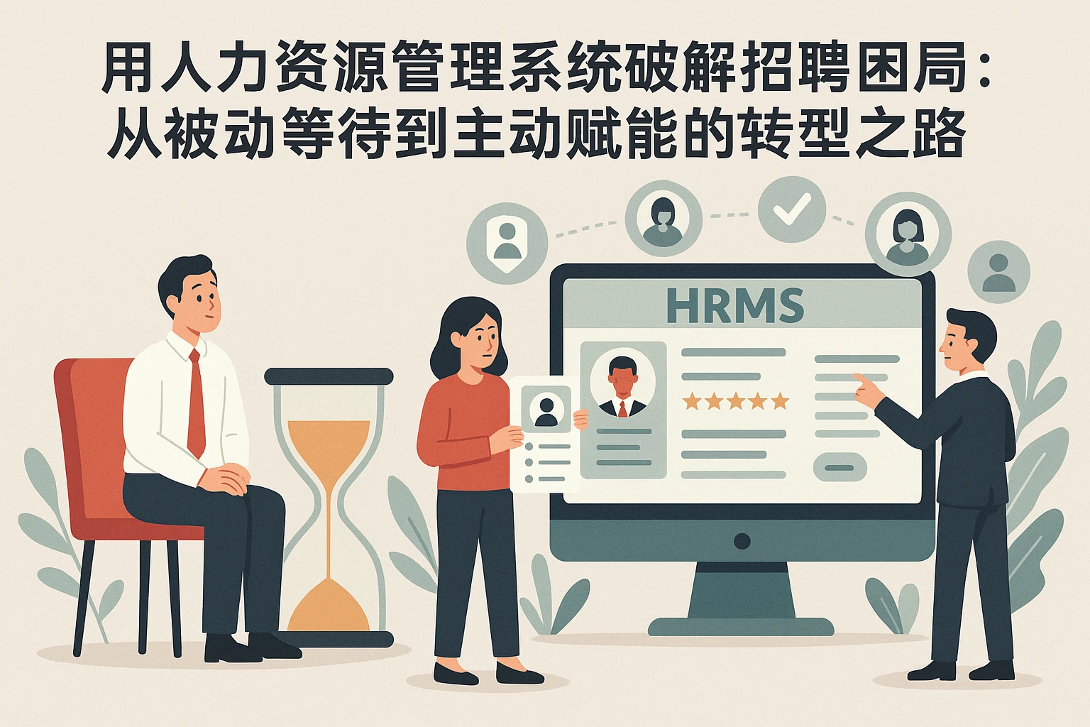 用人力资源管理系统破解招聘困局：从被动等待到主动赋能的转型之路